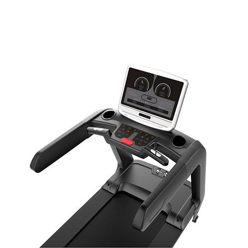Muscle D Fitness LED Screen Commercial Treadmill - Muscle D Fitness - Built in Fan - Adjustable Speed... — console and display