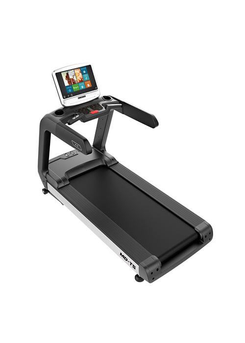 Muscle D Fitness Touch Screen Commercial Treadmill - Muscle D Fitness - Deluxe Touch Screen Commercial Tread... — side profile
