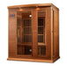 Golden Designs Maxxus 3 Person Low Emf Far Infrared Carbon Canadian Red Cedar Sauna - Mx-K306-01 Ced