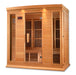 Golden Designs Maxxus 4 Person Low Emf Far Infrared Carbon Canadian Hemlock Sauna - Mx-K406-01