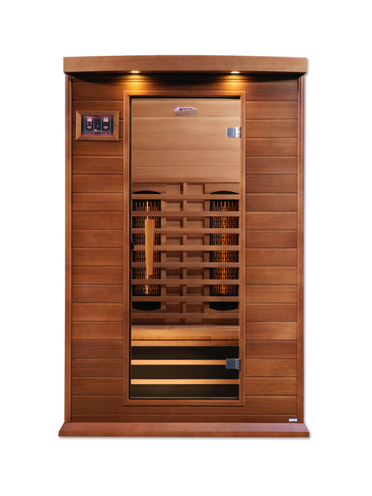 Golden Designs Maxxus 2 Person Full Spectrum Infrared Sauna Canadian Red Cedar Mx-M206-01 Saunas