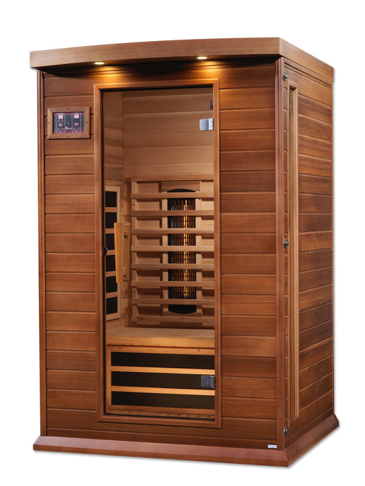 Golden Designs Maxxus 2 Person Full Spectrum Infrared Sauna Canadian Red Cedar Mx-M206-01 Saunas