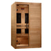 Maxxus S-Line 2-person low EMF far infrared sauna front exterior view