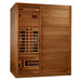 Maxxus S-Line 3-person full spectrum Pacific Cedar sauna front exterior view