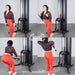 Muscle D Fitness Dual Adjustable Functional Trainer — side profile