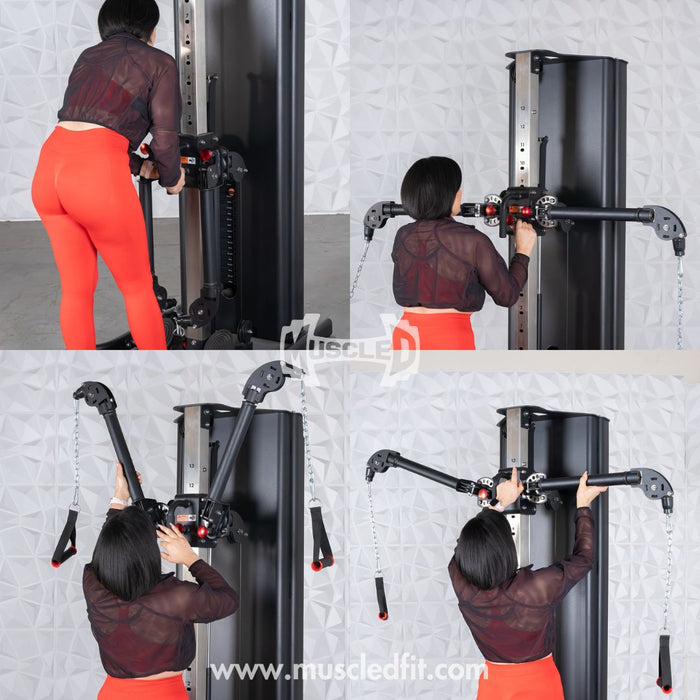 Muscle D Fitness Dual Adjustable Functional Trainer — additional view 9