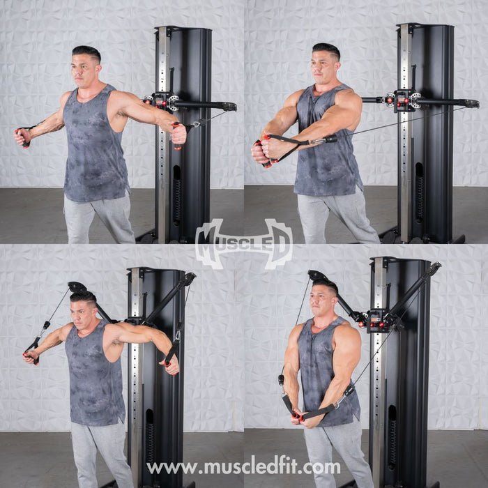 Muscle D Fitness Dual Adjustable Functional Trainer — additional view 10