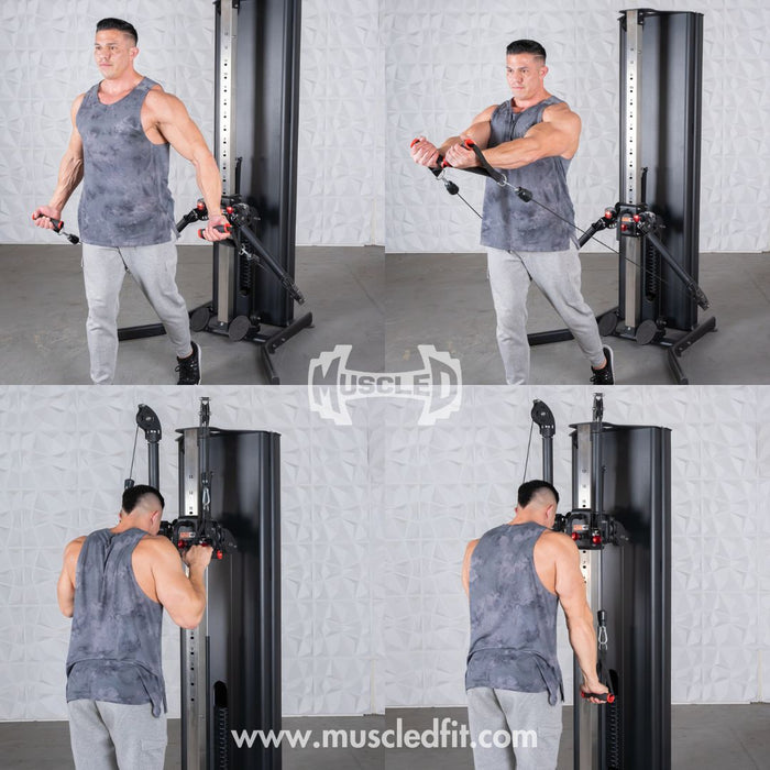 Muscle D Fitness Dual Adjustable Functional Trainer — additional view 11