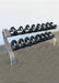 Muscle D Fitness Two Tier 8 Pairs Dumbbell Rack - Muscle D Fitness - Durable 2 Tier 8 Pair Dumbbell Rack — front view