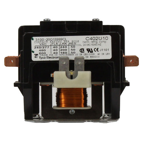 MrSteam 100476-2 Contactor, 24V, 40A, 2-Pole (MS 65- 400 1Ph)