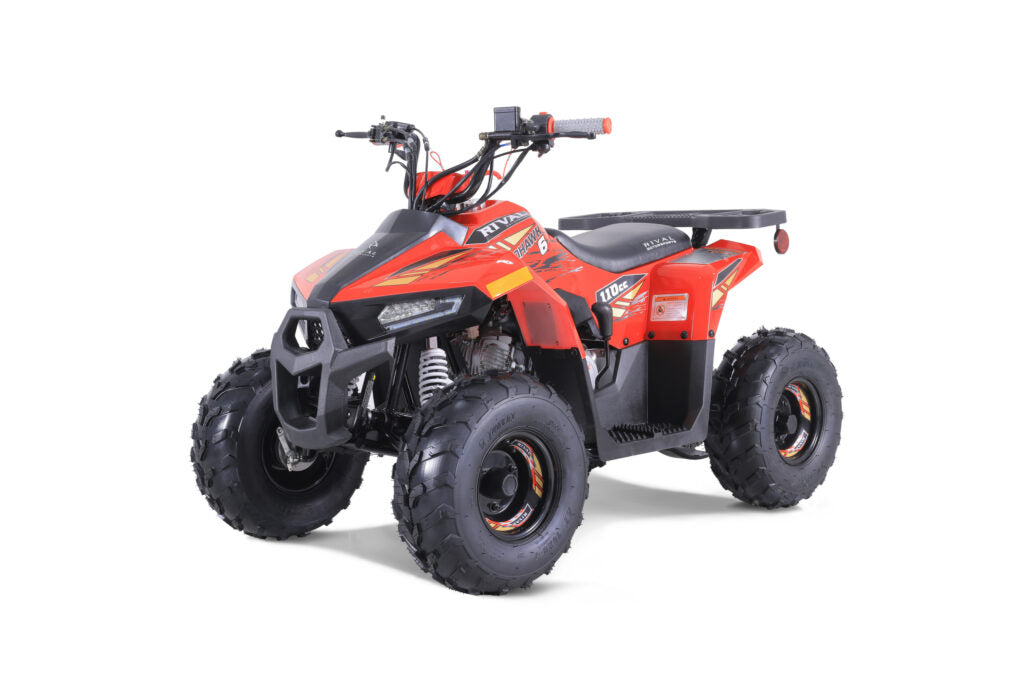 Tao Motor Mudhawk 6, Kids ATV, Electric Start, Automatic Trans with reverse , Throttle Limiter, Remote Kill, 24 inch seat height