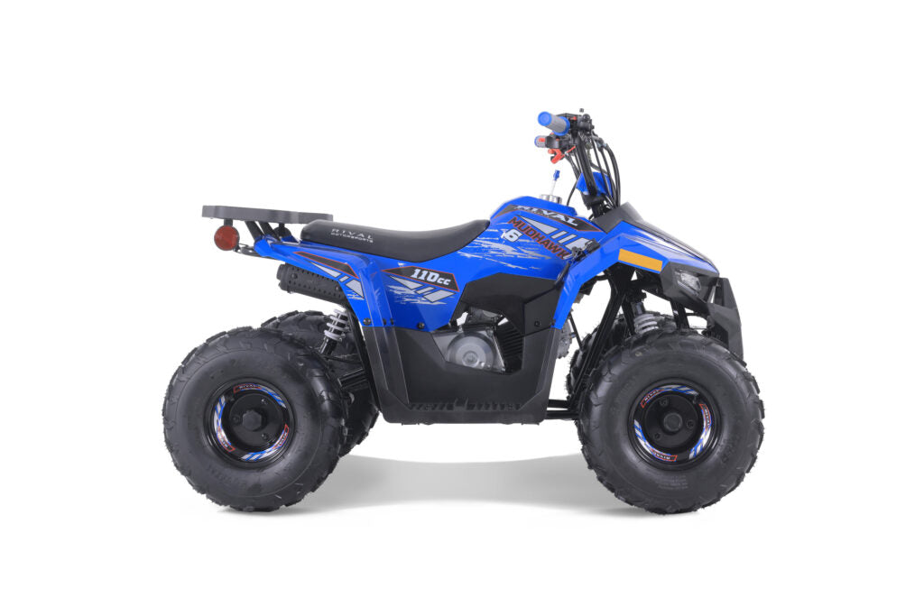 Tao Motor Mudhawk 6, Kids ATV, Electric Start, Automatic Trans with reverse , Throttle Limiter, Remote Kill, 24 inch seat height
