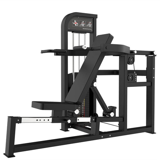 Muscle D Fitness Excel Multi-Press Combo - Selectorized Bench Press - Incline Press - Shoulder Press — front view