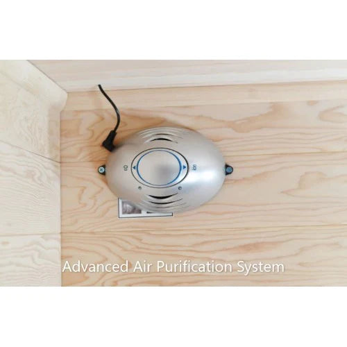 SunRay Burlington 2-Person Infrared Outdoor Sauna HL200D3 — rear panel