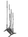 Muscle D Fitness Vertical Olympic Bar Rack - 10 Bar - Muscle D Fitness -  Sturdy Vertical Olympic Bar Holder — front view