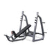 Muscle D Fitness Olympic Incline Bench - Muscle D Fitness - 11 Gauge Steel - Commercial Upholstery - Weight St... — front view