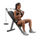 body solid ab crunch machine tricep bench pab21x view 2