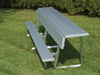 Trigon Sports PBS15 15 ft. Portable Team Bench with Back & Shelf - 2