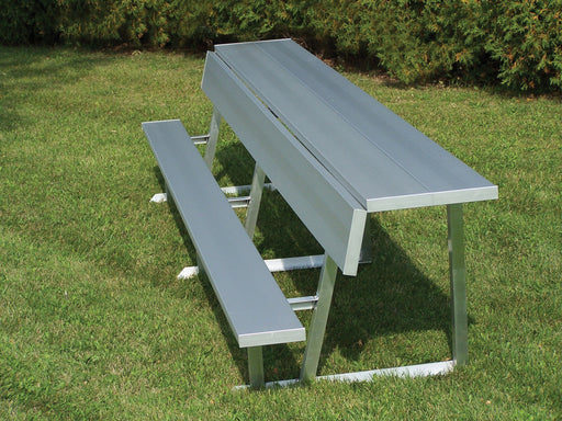 Trigon Sports PBS21 21 ft. Portable Team Bench with Back & Shelf - 2