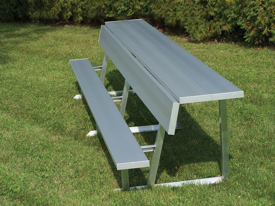 Trigon Sports PBS21 21 ft. Portable Team Bench with Back & Shelf - 2