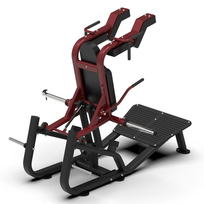 Muscle D Fitness Pro Strength  Hack / Front Squat - Premium - Adjustable - Plate Loaded — weight load capacity