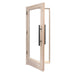 PROSAUNAS Solid Wood Sauna Door with Insulated Glass, 24" x 70"
