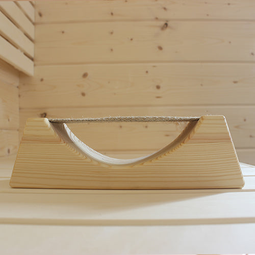 PROSAUNAS Ergo-Headrest Wood Sauna Headrest w/Cloth Neck Support - image 9