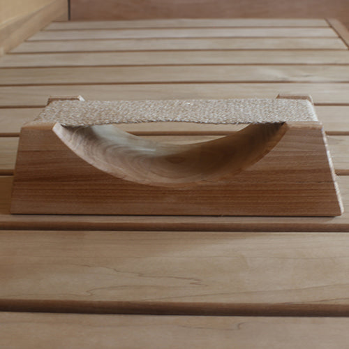 PROSAUNAS Ergo-Headrest Wood Sauna Headrest w/Cloth Neck Support - image 14