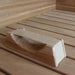 PROSAUNAS Ergo-Headrest Wood Sauna Headrest w/Cloth Neck Support - image 15