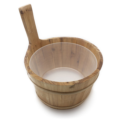PROSAUNAS Spruce Sauna Bucket Finnish 1-Gal Spruce Sauna Bucket - image 2
