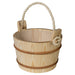 PROSAUNAS Wood Sauna Bucket Lined Wood Sauna Bucket, Rope Handle - image 3