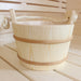 PROSAUNAS Wood Sauna Bucket Lined Wood Sauna Bucket, Rope Handle - image 5
