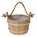 PROSAUNAS Wood Sauna Bucket Lined Wood Sauna Bucket, Rope Handle - image 6