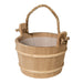 PROSAUNAS Wood Sauna Bucket Lined Wood Sauna Bucket, Rope Handle - image 7