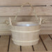 PROSAUNAS Wood Sauna Bucket Lined Wood Sauna Bucket, Rope Handle - image 8