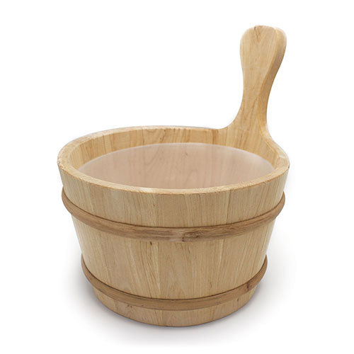 PROSAUNAS Wood Sauna Bucket Lined Wood Sauna Bucket, 4-Liter - image 5