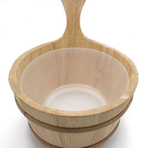 PROSAUNAS Wood Sauna Bucket Lined Wood Sauna Bucket, 4-Liter - image 6