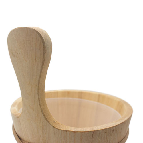 PROSAUNAS Wood Sauna Bucket Lined Wood Sauna Bucket, 4-Liter - image 7