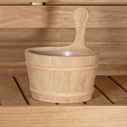 PROSAUNAS Wood Sauna Bucket Lined Wood Sauna Bucket, 4-Liter - image 8