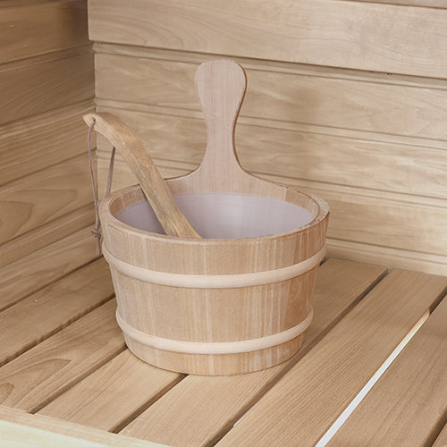 PROSAUNAS Wood Sauna Bucket Lined Wood Sauna Bucket, 4-Liter - image 12