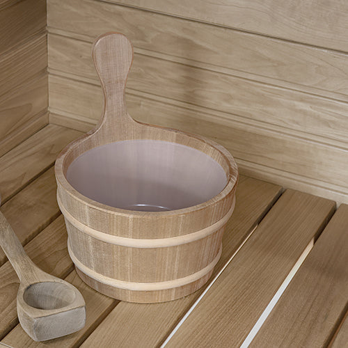 PROSAUNAS Wood Sauna Bucket Lined Wood Sauna Bucket, 4-Liter - image 13