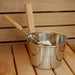 PROSAUNAS Stainless Sauna Bucket w/ Ladle Stainless Steel 1-Gal Sauna - image 4