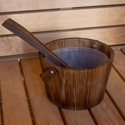 PROSAUNAS Spruce Sauna Pail w/ Ladle Spruce 1-Gal Sauna Pail w/ Bail - image 4