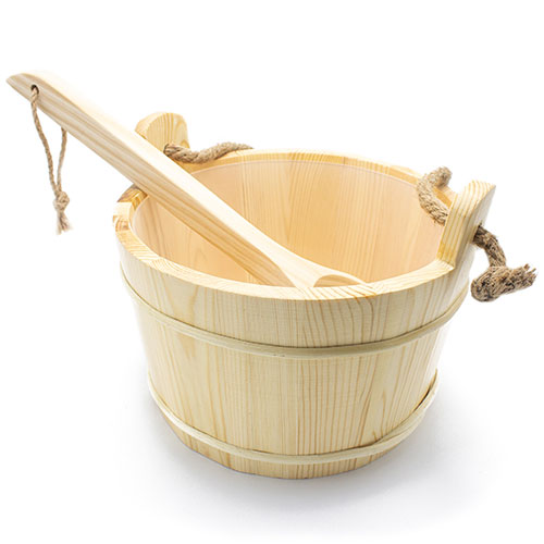 PROSAUNAS 6L Bucket & Large Ladle Bucket & Ladle, 6L, Large