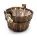 PROSAUNAS Spruce Sauna Bucket w/ Ladle Lined 1-Gal Spruce Sauna - image 2