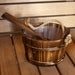 PROSAUNAS Spruce Sauna Bucket w/ Ladle Lined 1-Gal Spruce Sauna - image 4