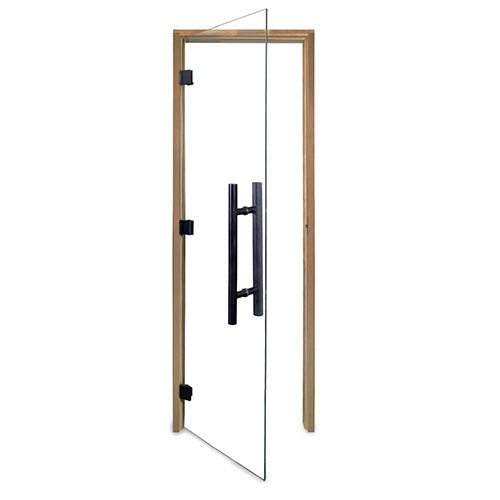 PROSAUNAS Clear Glass Sauna Door 24x81 Prehung Clear Glass - 128170 - image 2