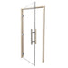 PROSAUNAS Clear ADA Glass Sauna Door 36x81 Prehung ADA Clear - 128180 - image 3