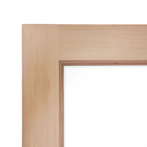 PROSAUNAS Solid Wood Sauna Door with Insulated Glass, 30" x 80" - image 5
