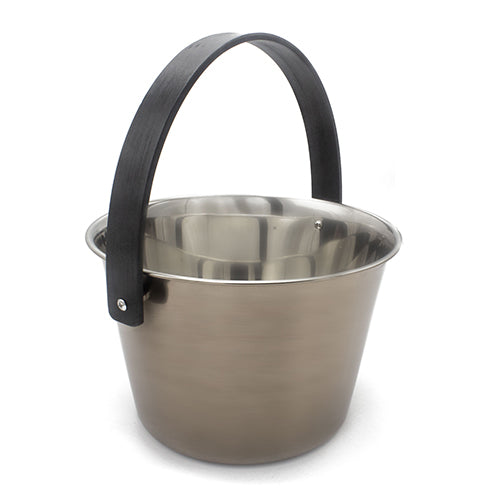 PROSAUNAS Stainless Sauna Pail w/ Ladle Stainless Steel 1-Gal Sauna - image 2